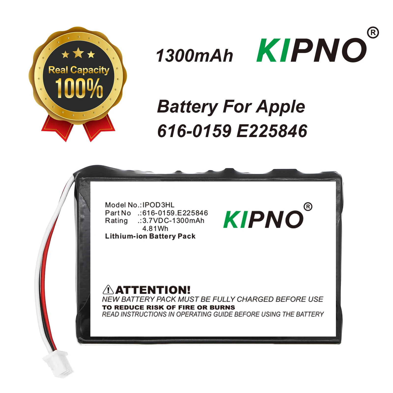 Phone Battery Replacement - Batteria KIPNO per IPod 3 3G