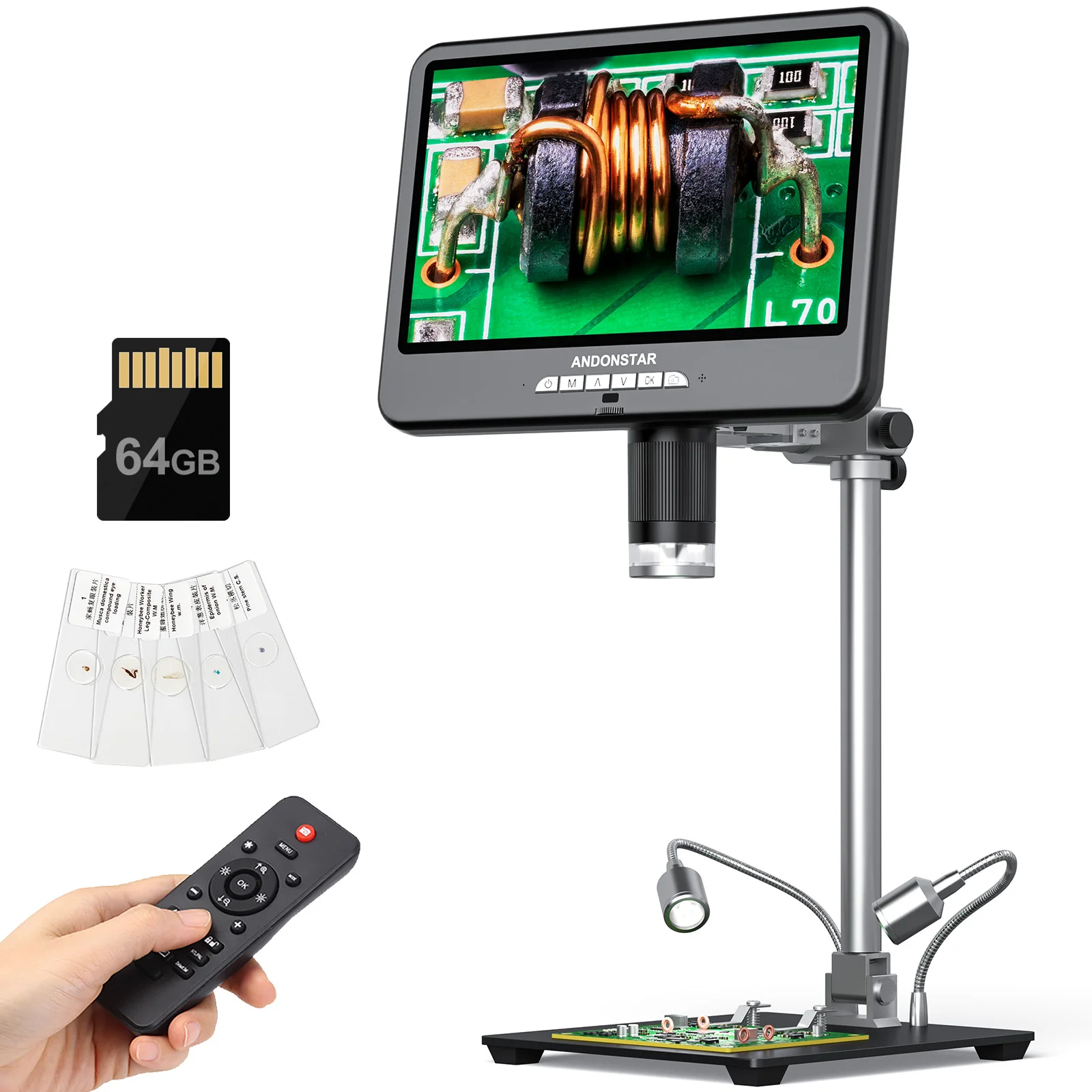 Electronic Repairing - Microscopio Digitale Andonstar AD210S-Pro 4K 60FPS