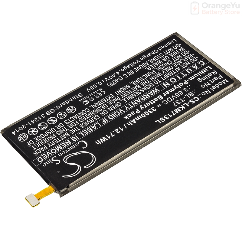 Phone Battery Replacement - Batteria di ricambio 3.85V 3300mAh BL-T37