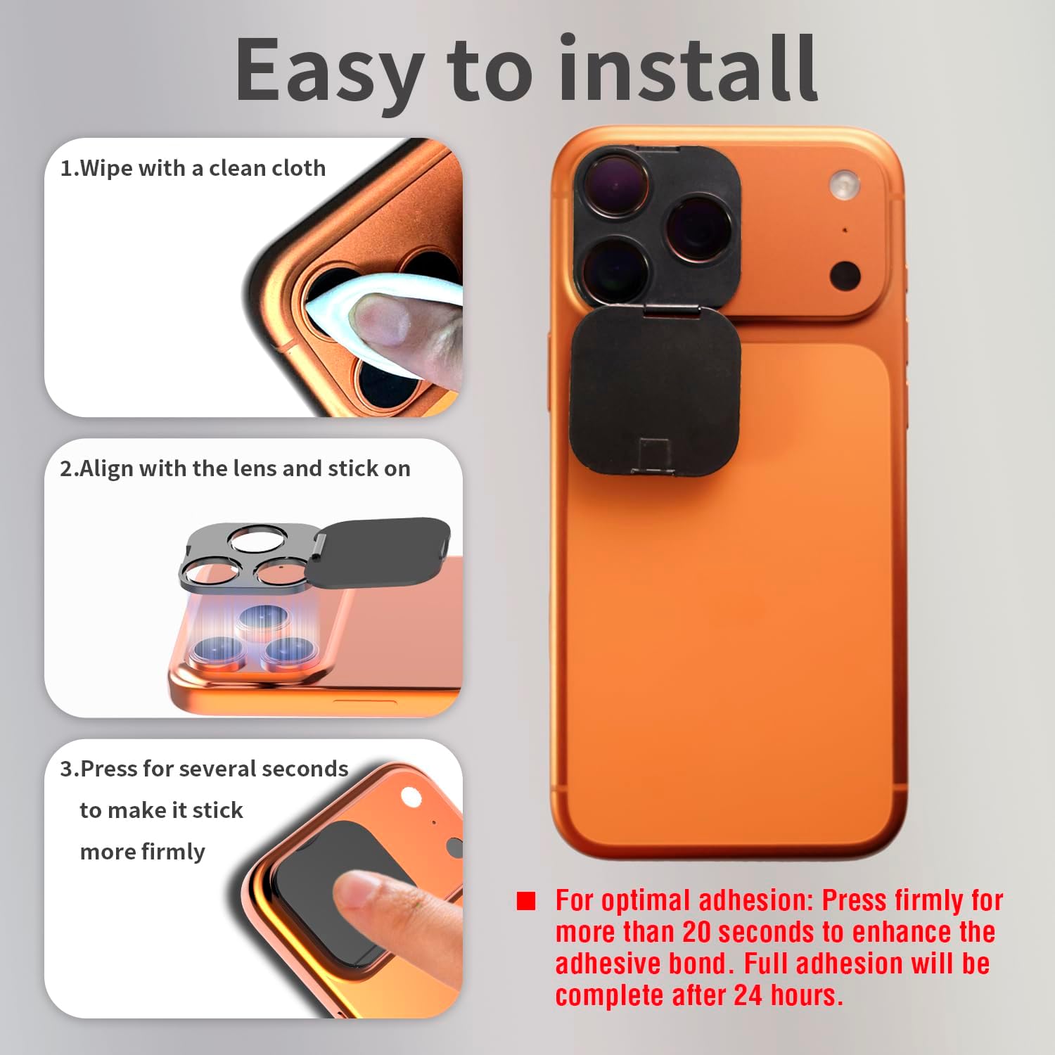 Copriobiettivo per Fotocamera  - Back Cover Adhesive recensione e prezzo