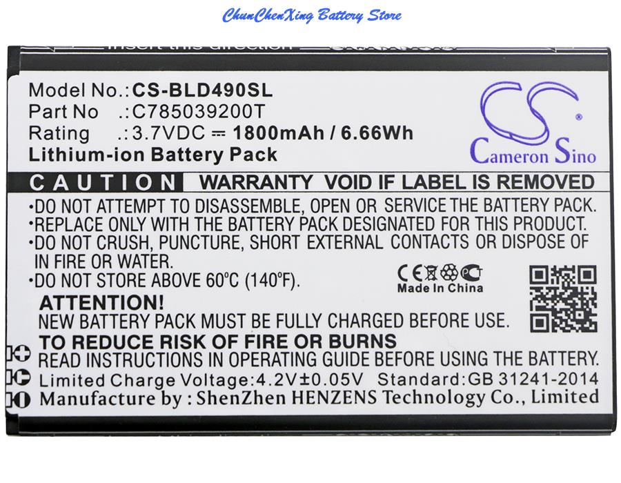 Batteria di ricambio da 1800mA - Phone Battery Replacement recensione e prezzo