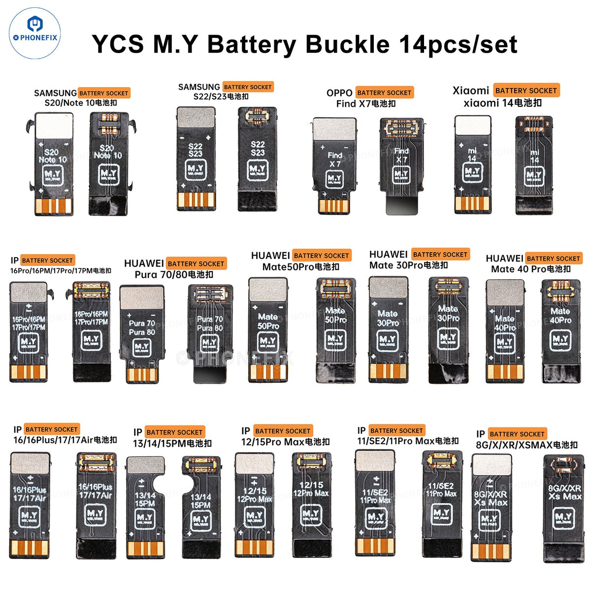 Set di Connettori per Batterie - Phone Battery Replacement recensione e prezzo