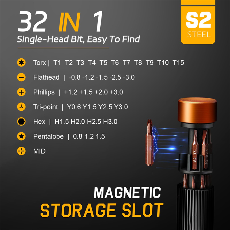 Set di Cacciaviti Magnetici 32 - Electronics Repair Game recensione e prezzo