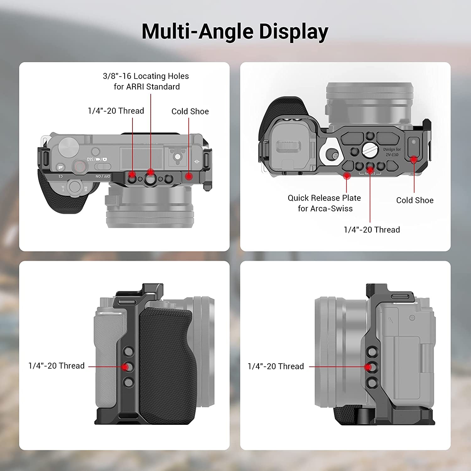 SmallRig per Sony ZVE10 gabbia - Sony Camera A6400 recensione e prezzo